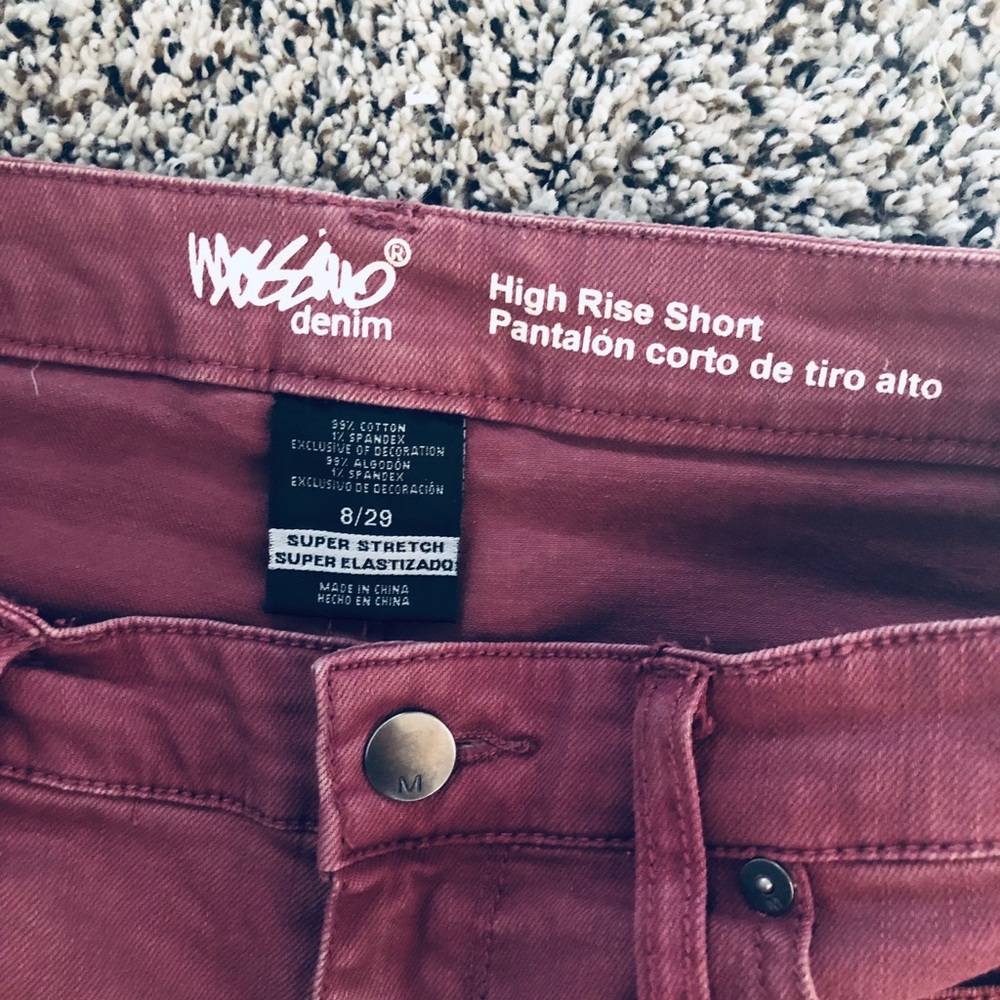 Mossimo High Rise Denim Shorts - Picture 2 of 4
